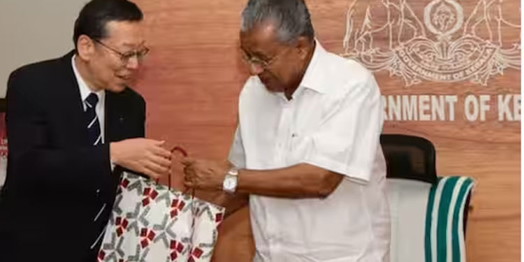 ‘കേരളത്തിലെ ട്രേഡ് യൂണിയനുകളുമായി നല്ല ബന്ധം’; കോയിച്ചി ഒഗാത മുഖ്യമന്ത്രിയുമായി കൂടിക്കാഴ്ച നടത്തി