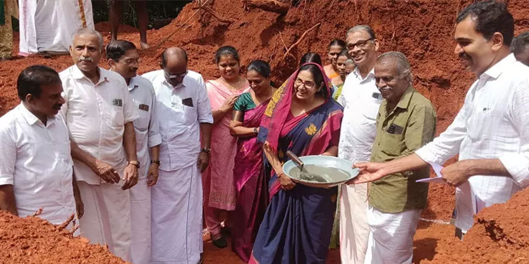 ചെങ്ങോട്ടുകാവിൽ 14 ലക്ഷം ലിറ്റർ ജലസംഭരണിയുടെ പ്രവൃത്തി ഉദ്ഘാടനം കാനത്തിൽ ജമീല നിർവഹിച്ചു