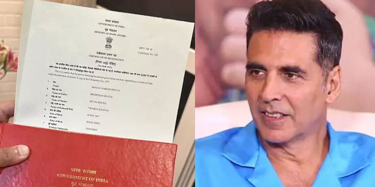 അക്ഷ‍യ് കുമാറിന് ഇന്ത്യൻ പൗരത്വം