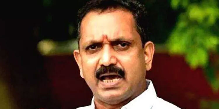 മാസപ്പടിയും കൈതോലപായയിൽ പണം കടത്തും: കേസെടുക്കണമെന്ന് കെ.സുരേന്ദ്രൻ