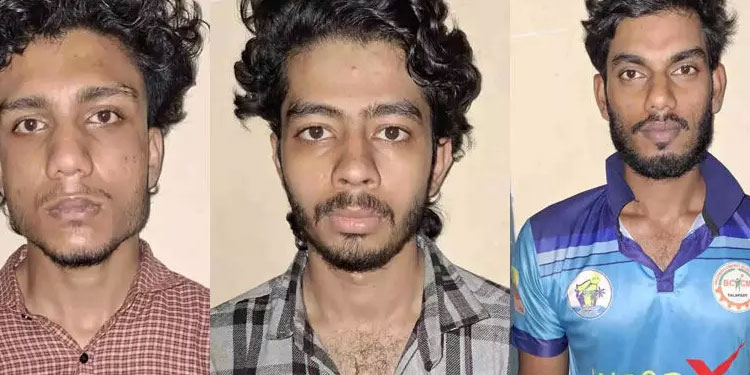 മലയാളി വിദ്യാർഥിയുൾപ്പെടെ മൂന്നുപേർ എം.ഡി.എം.എയുമായി മംഗളൂരുവിൽ അറസ്റ്റിൽ