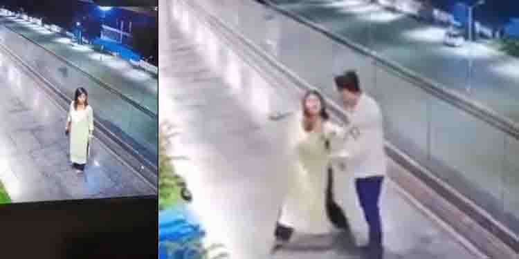 ഗുജറാത്തിൽ 24 കാരിയെ വലിച്ചിഴച്ച് മർദിച്ചു; ക്രൂരമർദ്ദനത്തിന്റെ ദൃശ്യങ്ങൾ സിസിടിവി ക്യാമറയിൽ