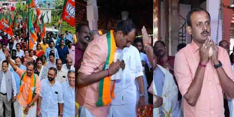 നരേന്ദ്രമോദി നടത്തിയ വികസനം ജനങ്ങളിലേക്ക് എത്തിച്ചു; ലിജിൻ ലാൽ