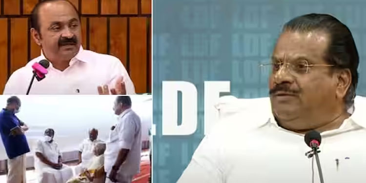 ‘ദല്ലാൾ നന്ദകുമാറിന്‍റെ വീട്ടിൽ പോയത് പ്രതിപക്ഷ നേതാവിനെ കാണാൻ’; വി ഡി സതീശനെ പരിഹസിച്ച് ഇ പി ജയരാജൻ