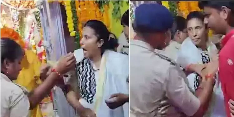 ക്ഷേത്ര നിയമങ്ങൾ ലംഘിച്ചു; രാജകുടുംബാംഗം അറസ്റ്റിൽ, ഇവർ മദ്യപിച്ചിരുന്നതായും ആരോപണമുണ്ട്