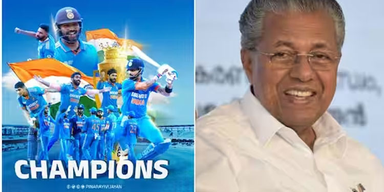 ഭാവിയിലേക്ക് എല്ലാവിധ ആശംസകളും! ഏഷ്യാ കപ്പ് നേടിയ ഇന്ത്യന്‍ ടീമിന് പിണറായി വിജയന്റെ പ്രത്യേക സന്ദേശം