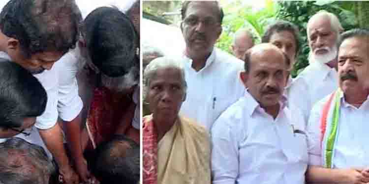 കെ റെയിൽ വിരുദ്ധ സമരത്തിന്റെ പ്രതീകമായ തങ്കമ്മയുടെ വീടിന് തറക്കല്ലിട്ടു; വീട് നിർമ്മിച്ചു നൽകുന്നത് സമരസമിതി