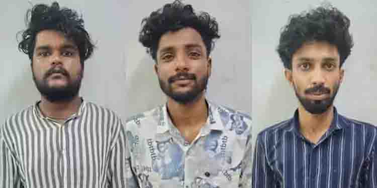 വാടക കെട്ടിടത്തില്‍ എംഡിഎംഎ, ഹാഷിഷ് ഓയില്‍ വില്‍പ്പന: മൂന്ന് യുവാക്കള്‍ പിടിയില്‍