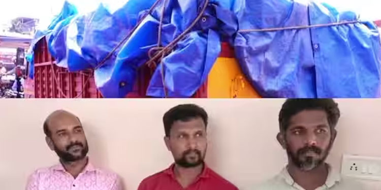 റേഷനരി കരിഞ്ചന്തയിലേക്ക്, ലോറിയില്‍ കടത്തിയ 130 ചാക്ക് അരി പിടിച്ചെടുത്തു, മൂന്നു പേര്‍ അറസ്റ്റില്‍