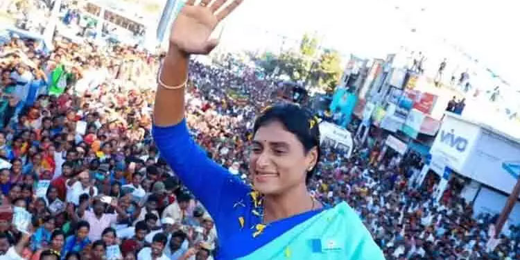 തെലങ്കാനയിൽ കോൺഗ്രസുമായി ലയനമില്ല; ശർമിളയുടെ പാർട്ടി ഒറ്റക്ക് മത്സരിക്കും