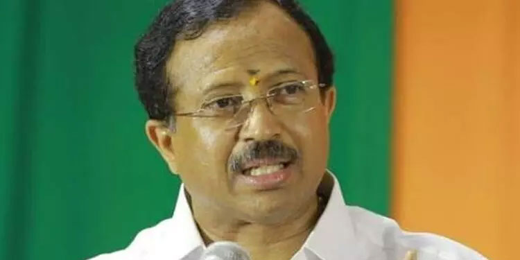 മാലിന്യംപോലും അഴിമതിക്ക് ഉപയോഗിക്കുന്നവർ തലമുറകളോട് ചെയ്യുന്നത് ദ്രോഹമെന്ന് വി. മുരളീധരൻ