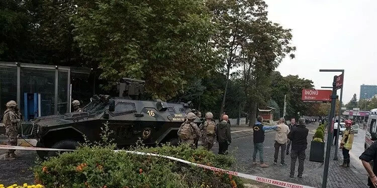 തുർക്കി പാർലമെന്റിന് സമീപം സ്ഫോടനം; ഭീകരാക്രമണമെന്ന് അധികൃതർ