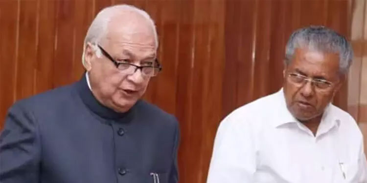 സർക്കാറിനെ പ്രതിക്കൂട്ടിൽ നിർത്തി വീണ്ടും ഗവർണർ രംഗത്ത്; `മു​ഖ്യ​മ​ന്ത്രി ഭ​ര​ണ കാ​ര്യ​ങ്ങ​ൾ വി​ശ​ദീ​ക​രി​ക്കു​ന്നി​ല്ല, ബി​ല്ലു​ക​ളു​ടെ കാ​ര്യ​ത്തി​ൽ ച​ർ​ച്ച​ ന​ട​ത്തു​ന്നി​ല്ല’