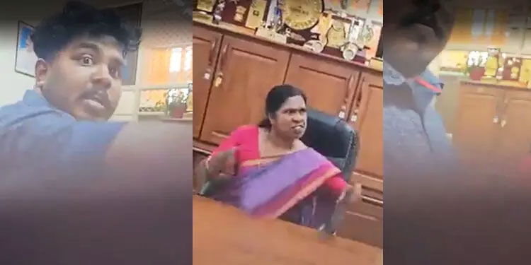 അടിച്ച് നിന്‍റെയൊക്കെ ഷേപ്പ് മാറ്റുമെന്ന് നഴ്സിങ് കോളജ് പ്രിൻസിപ്പൽ; പ്രിൻസിപ്പലായി ഇരിക്കില്ലെന്ന് എസ്.എഫ്.ഐ പ്രവർത്തകർ