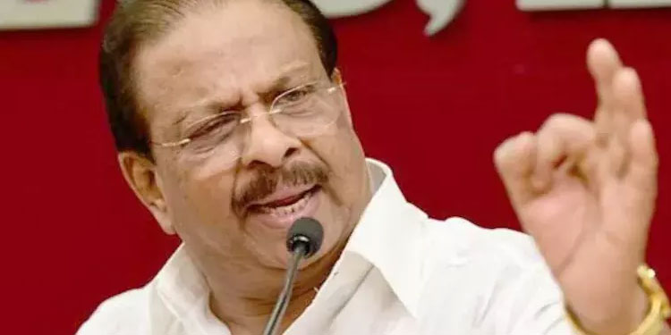 പിണറായിക്ക് മനുഷ്യത്വം ബാക്കിയുണ്ടെങ്കില്‍ വിഴിഞ്ഞം പദ്ധതിക്ക് ഉമ്മന്‍ ചാണ്ടിയുടെ പേരിടണമെന്ന് കെ. സുധാകരൻ
