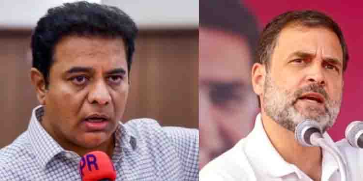 പ്രവേശന പരീക്ഷ എഴുതിയിട്ടുണ്ടോ? ഒരു ദിവസമെങ്കിലും ജോലിക്ക് പോയിട്ടുണ്ടോ?; രാഹുലിനെതിരെ കെ.ടി രാമറാവു