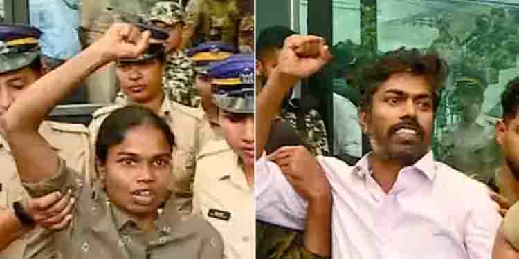 ചപ്പാരം ഏറ്റുമുട്ടല് ; പിടിയിലായ ചന്ദ്രുവിനെയും ഉണ്ണിമായയേയും ചോദ്യം ചെയ്യുന്നത് തുടരുന്നു