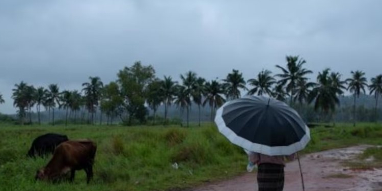കേരളത്തിൽ  അടുത്ത അഞ്ച്  ദിവസം ഇടിമിന്നലോടു കൂടിയ  മഴക്ക്‌ സാധ്യത