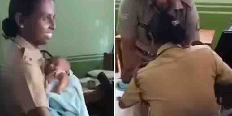 അമ്മ ഐസിയുവിൽ, കുഞ്ഞ് സ്റ്റേഷനിൽ; മുലയൂട്ടിയത് പോലീസുകാരി, സ്നേഹപ്രപഞ്ചമെന്ന് മന്ത്രി