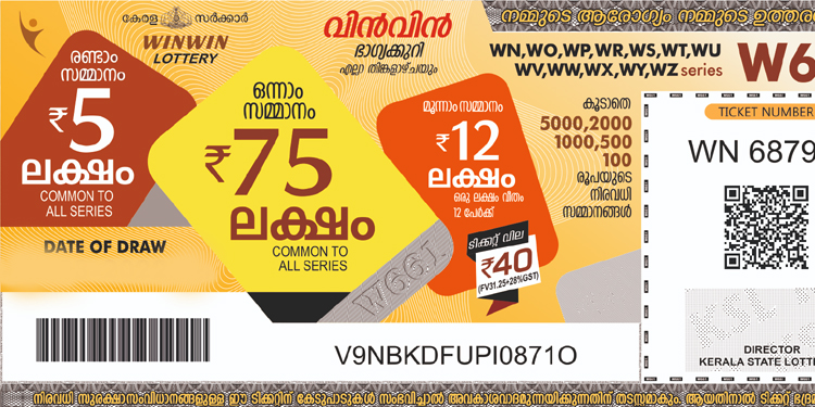 ആ ഭാ​ഗ്യം നിങ്ങളുടെ പോക്കറ്റിലേക്കോ ? വിന്‍ വിന്‍ ലോട്ടറി ഫലം പ്രഖ്യാപിച്ചു