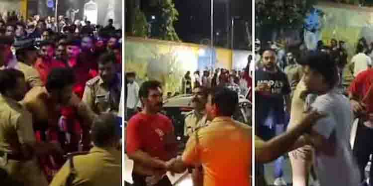 മാനവീയം വീഥിയിൽ വീണ്ടും സംഘർഷം; ക്രിസ്തുമസ് ആഘോഷിക്കാനെത്തിയ യുവാക്കള്‍ പൊലീസുമായി ഏറ്റുമുട്ടി