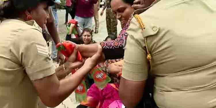 ഡിജിപിയുടെ വസതിയിലെ പ്രതിഷേധം: പോലീസുകാർക്ക് സസ്പെൻഷൻ