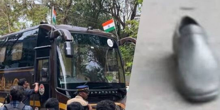 നവകേരള ബസിനെതിരായ ‘ഷൂവേറ്’; കെഎസ്‍യു പ്രവർത്തകർക്കെതിരെ വധശ്രമത്തിന് കേസ്