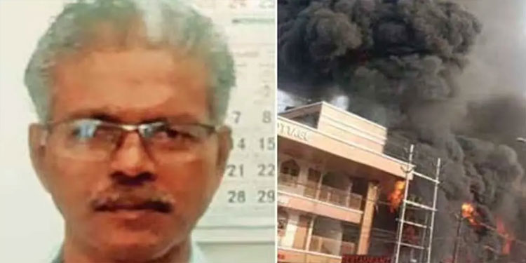 അങ്കമാലിയിലെ തീപിടിത്തം:  കെട്ടിടത്തില്‍ കുടുങ്ങിയ ആള്‍ മരിച്ചു