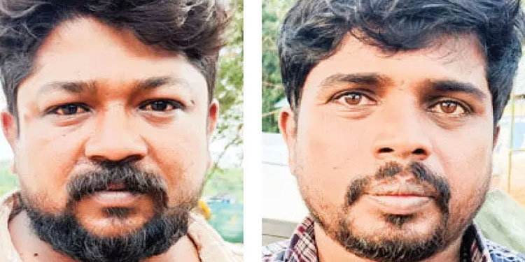 വാളയാറിൽ 77 കിലോ കഞ്ചാവുമായി രണ്ടു യുവാക്കൾ അറസ്റ്റിൽ