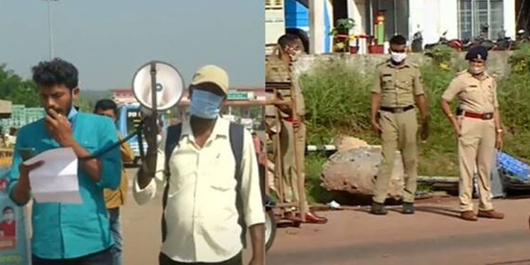 കേരള അതിർത്തി ചെക്ക് പോസ്റ്റുകളില്‍ കൊവിഡ് ബോധവത്കരണവുമായി കര്‍ണാടക