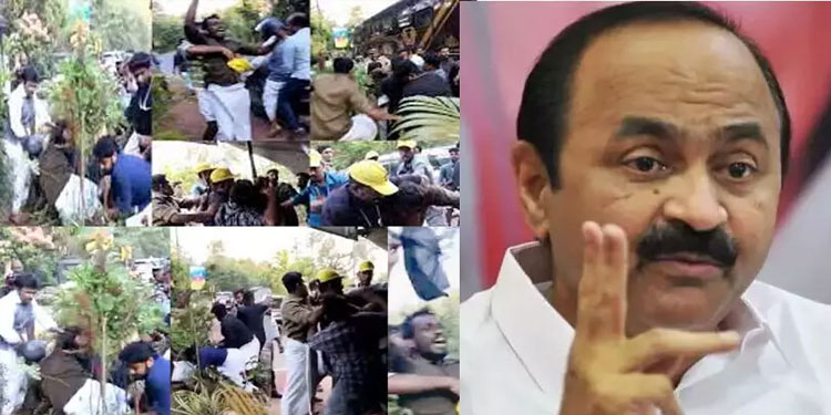 എം.എല്‍.എ ഉള്‍പ്പെടെയുള്ളവരെ ആക്രമിച്ചത് പിണറായിയുടെ ഗുണ്ടാ സംഘമെന്ന് വി.ഡി സതീശൻ