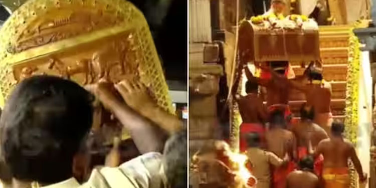 ഭക്തിസാന്ദ്രം ശബരിമല, തങ്ക അങ്കി ഘോഷയാത്ര സന്നിധാനത്ത്; മകരവിളക്കിന് സ്പോട്ട് ബുക്കിംഗ് 80000 ആക്കും