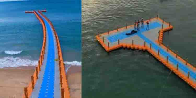 വർക്കല ഫ്ലോട്ടിങ് ബ്രിഡ്ജ് ഇന്നുമുതൽ; വിനോദസഞ്ചാരികൾക്ക് തുറന്നുനൽകും