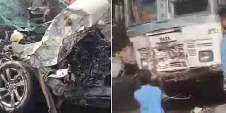 വിവാഹ സംഘത്തിന്റ കാര്‍ അപകടത്തില്‍പ്പെട്ടു; വധൂവരന്‍മാര്‍ അടക്കം അഞ്ച് പേര്‍ മരിച്ചു
