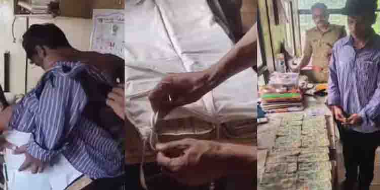 ബനിയനിൽ രഹസ്യ അറകൾ ;  26.55 ലക്ഷം പിടികൂടിയത് വാളയാര്‍ ചെക്ക്പോസ്റ്റിൽ