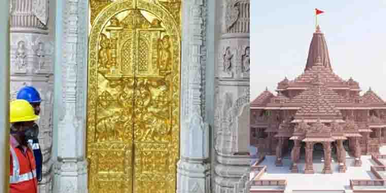 1000 വർഷത്തെ ഉറപ്പ്; അയോധ്യ രാമക്ഷേത്രത്തിനായി സ്വർണ്ണവാതിലുകൾ ഒരുങ്ങി