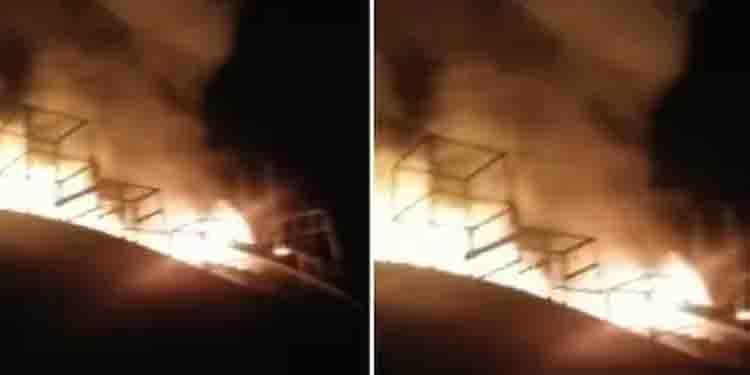 ബേപ്പൂരിൽ അറ്റകുറ്റപ്പണികൾക്കായി കയറ്റിയിട്ട ബോട്ടിന് തീപിടിച്ചു; ലക്ഷങ്ങളുടെ നാശനഷ്ടം