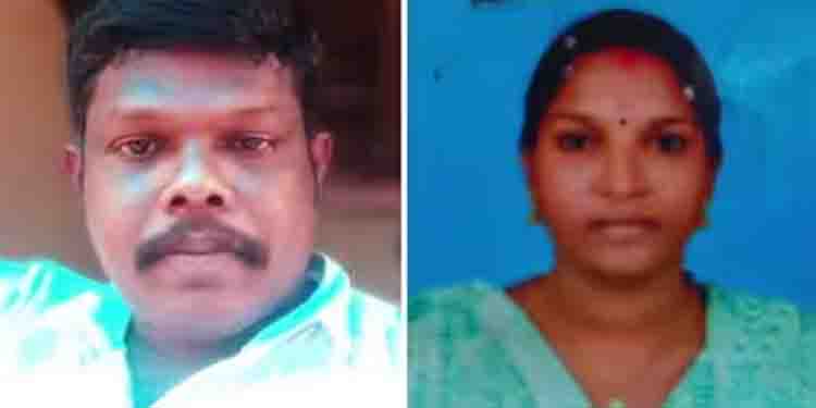 ഭാര്യയെ വെട്ടിക്കൊന്ന ഭർത്താവ് ട്രെയിൻ തട്ടി മരിച്ച നിലയിൽ
