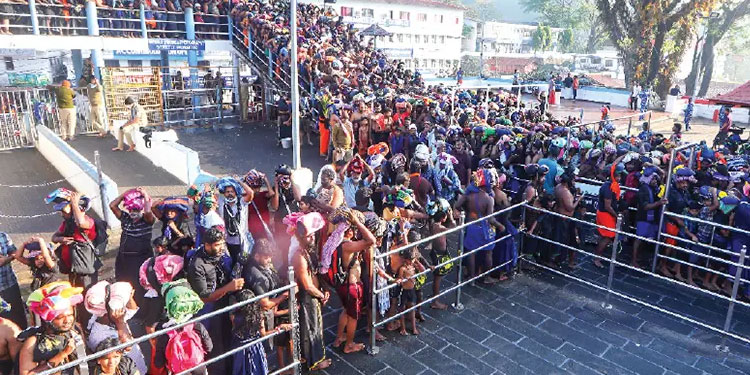 ശബരിമലയിൽ ദർശനം നടത്തിയത്‌  35 ലക്ഷം തീർഥാടകർ