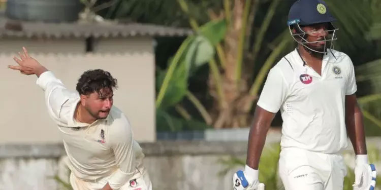 രഞ്ജി ട്രോഫി: ആര്യൻ ജുയലിന് സെഞ്ച്വറി; കേരളത്തിനെതിരെ ഉത്തർപ്രദേശ് ശക്തമായ നിലയിൽ