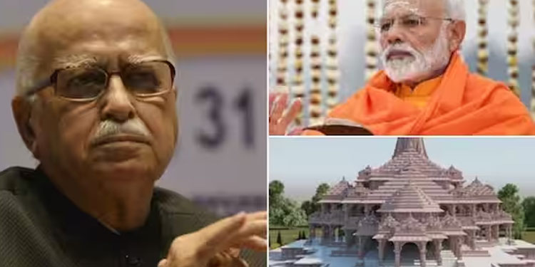 അയോധ്യ രാമക്ഷേത്ര പ്രതിഷ്ഠ പ്രധാനമന്ത്രി നടത്തുന്നതിൽ പ്രതികരിച്ച് അദ്വാനി, ‘മോദിയെ തെരഞ്ഞെടുത്തത് ശ്രീരാമൻ’
