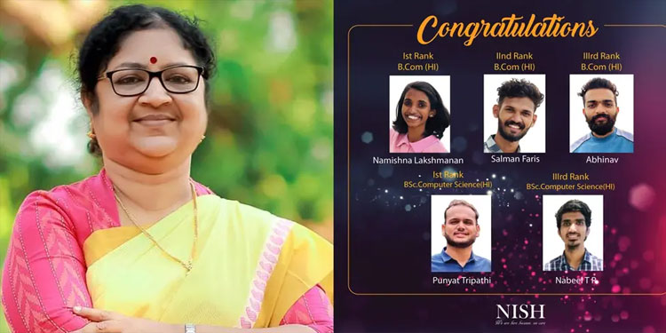നേട്ടങ്ങളുടെ പട്ടികയിൽ മുന്നേറി ‘നിഷ് ‘: ബിരുദ പരീക്ഷളിൽ റാങ്ക് നേട്ടം; അഭിമാനമെന്ന് മന്ത്രി ആർ ബിന്ദു