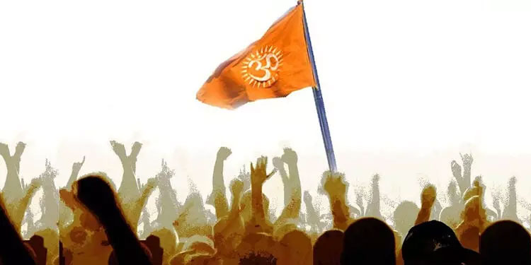 യു.പിയിൽ മുസ്ലിം പള്ളിയിൽ കാവി പതാക സ്ഥാപിച്ച് ഹിന്ദുത്വവാദികൾ; മൂന്ന് പേർ അറസ്റ്റിൽ