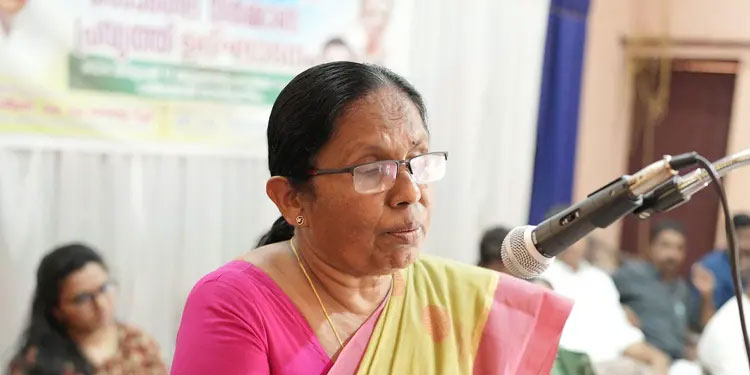 ഗവര്‍ണര്‍ക്കെതിരെ രൂക്ഷ വിമര്‍ശനവുമായി കെ കെ ശൈലജ