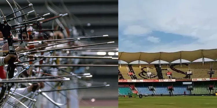 രാജ്യാന്തര കായിക ഉച്ചകോടി: ആവേശം പകർന്ന് അമ്പെയ്ത്ത്, കിക്ക് ബോക്സിങ് മത്സരങ്ങൾ