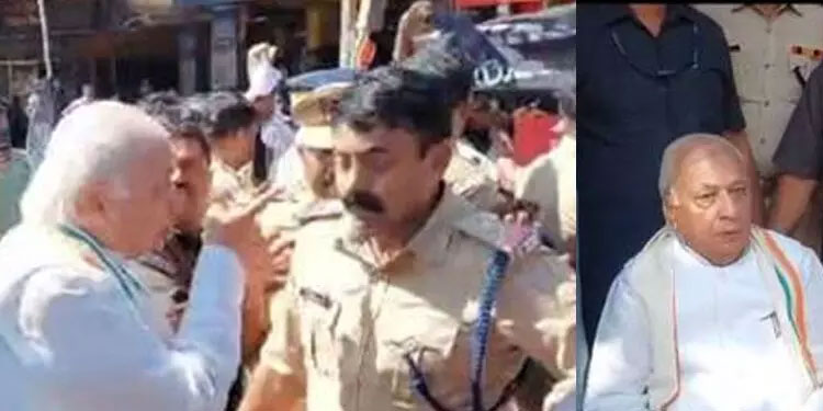 ഗവർണറും എസ്.എഫ്.ഐയും നേർക്കുനേർ; കരിങ്കൊടി പ്രതിഷേധം, റോഡിൽ കസേരയിട്ടിരുന്ന് ഗവർണർ