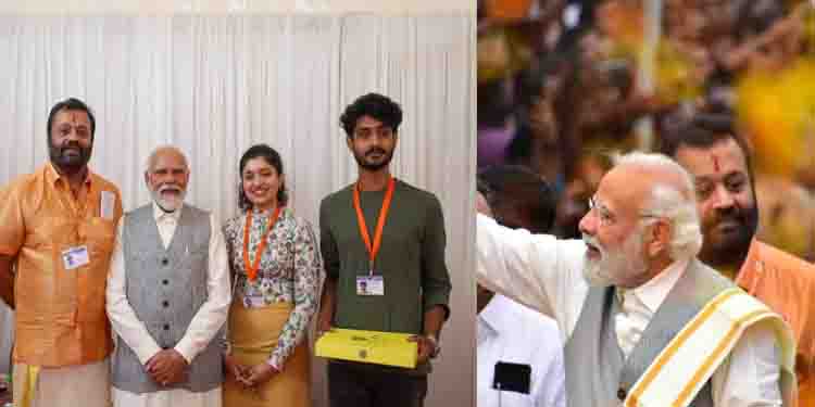 മക്കൾക്കൊപ്പം പ്രധാനമന്ത്രിയെ സന്ദർശിച്ച് സുരേഷ് ​ഗോപി; തൃശൂര്‍ ഇത്തവണ എടുത്തിരിക്കുമെന്ന് ബിജെപി