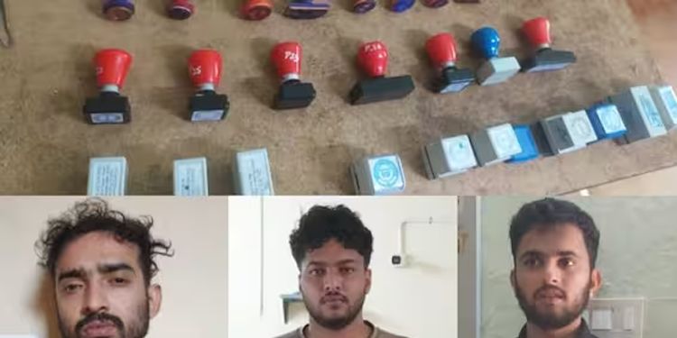 കാസര്‍കോട് വ്യാജ സീലുകളുമായി 3 പേര്‍ അറസ്റ്റിൽ