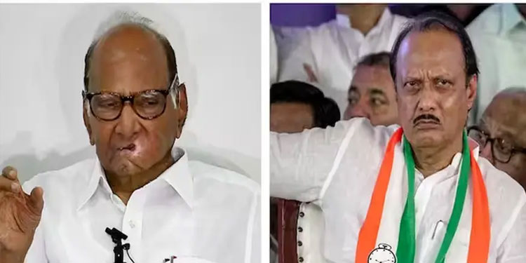 എൻ സി പിയും ചിഹ്നവും അജിത് പവാറിന്, ശരദ് പവാറിന് തിരിച്ചടി