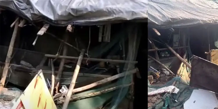 അതിരപ്പള്ളി തുമ്പൂര്‍മുഴിയില്‍ കാട്ടാനയാക്രമണം; ചായക്കട തകര്‍ത്തു